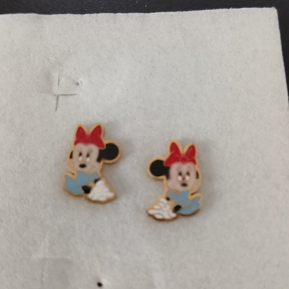 Disney Minne Enamel Earrings